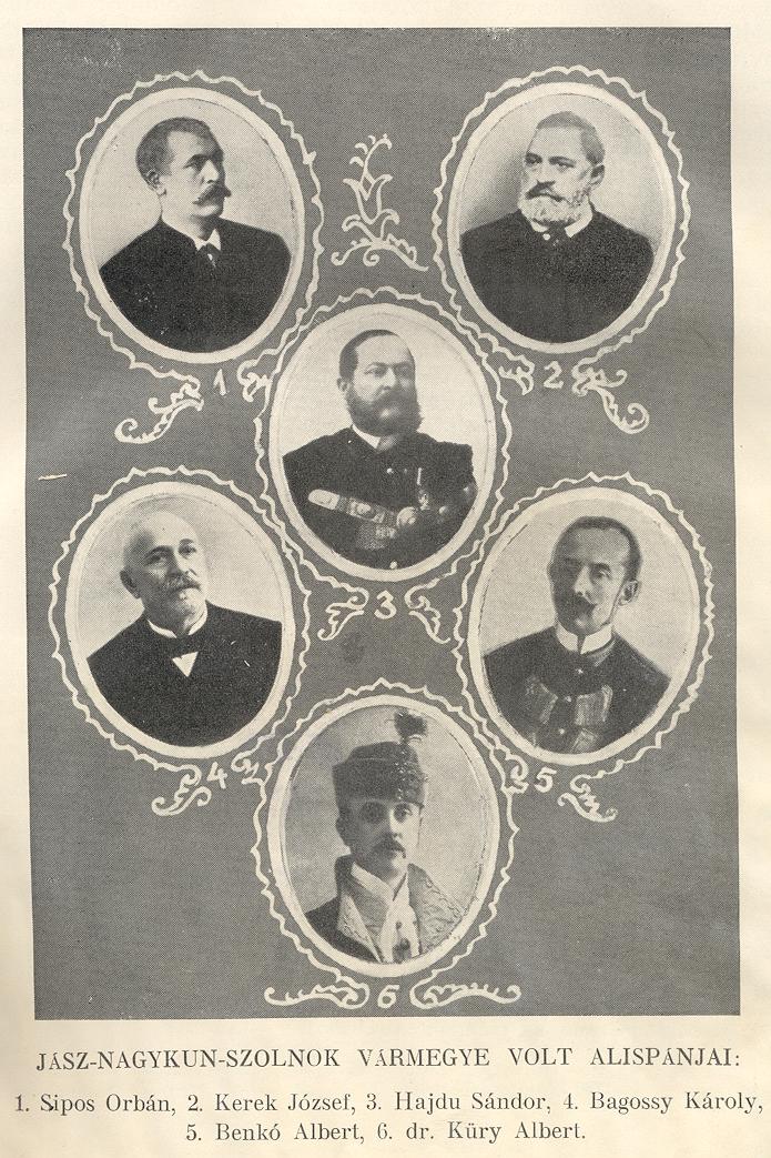 J�SZ-NAGYKUN-SZOLNOK V�RMEGYE VOLT ALISP�NJAI